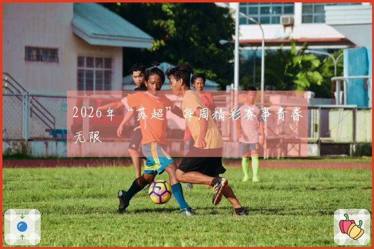 2026年“苏超”每周精彩赛事青春无限